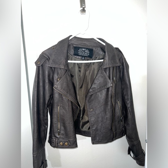 Blanc Noir Leather Jacket (size: M) - Picture 1 of 3